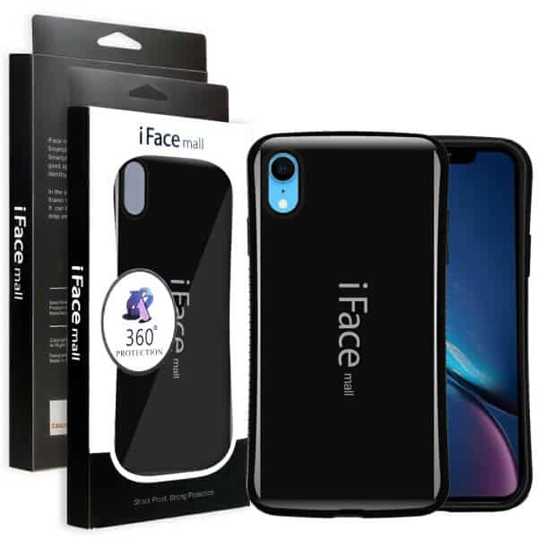 iFace Case For iPhone XR Slimming Drop Proof Shockproof Hard Silicone Back Cover (Black) iFace Case For iPhone XR Slimming Drop Proof Shockproof Hard Silicone Back Cover (Black)